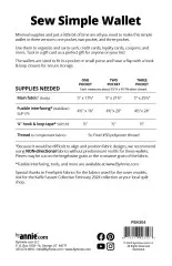 Schnittmuster ByAnnie's - Sew Simple Wallet