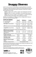 Schnittmuster ByAnnie's - Snappy Sleeves