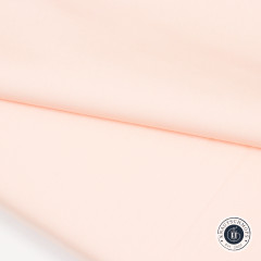 Sweet Macademia Rosé Stoff Detail mit Webkante und Farbnamen