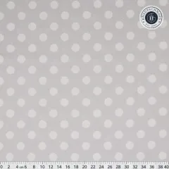 Tula Pink Baumwoll Designerstoff - True Color Graywork - Pom Pom - Fog