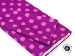 Tula Pink Baumwollstoff - True Colors - Pom Pom - Foxglove