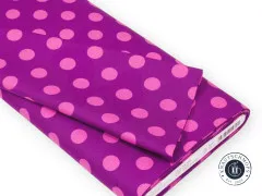 Tula Pink Baumwollstoff - True Colors - Pom Pom - Foxglove