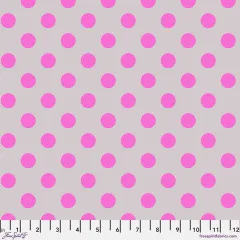 Tula Pink Baumwollstoff - Neon True Colors - Pom Pom - Mystic