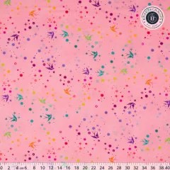 Tula Pink Baumwoll Designerstoff - Tula's True Colors - Fairy Dust - Blush
