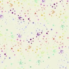 Tula Pink Baumwoll Designerstoff - Tula's True Colors - Fairy Dust - Cotton Candy