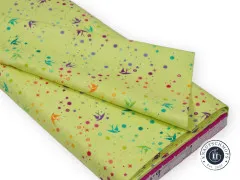 Tula Pink Baumwoll Designerstoff - Tula's True Colors - Fairy Dust - Lime