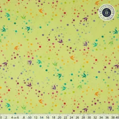 Tula Pink Baumwoll Designerstoff - Tula's True Colors - Fairy Dust - Lime