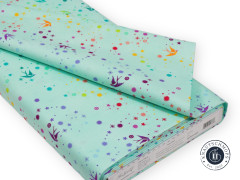 Tula Pink Baumwoll Designerstoff - Tula's True Colors - Fairy Dust - Mint