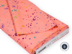 Tula Pink Baumwoll Designerstoff - Tula's True Colors - Fairy Dust - Sherbert