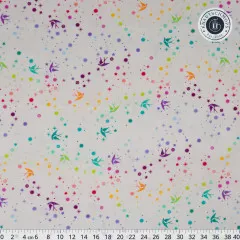 Tula Pink Baumwoll Designerstoff - Tulas True Colors - Fairy Dust - Whisper
