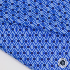 Tula Pink Baumwollstoff - True Colors - Hexy Rainbow - Deep Sea