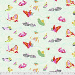 Tula Pink Fat Quarter - Curiouser & Curiouser Sea Of Tears Wonder Tula Pink Fat Quarter - Curiouser & Curiouser Sea Of Tears Wonder