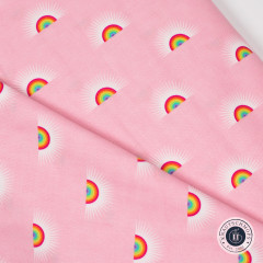 Tula Pink Baumwollstoff - Daydreamer Sundaze - Guava Tula Pink Baumwollstoff - Daydreamer Sundaze - Guava