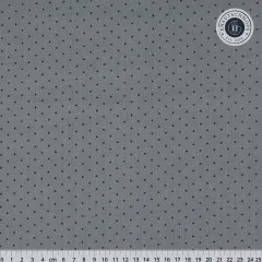 Tula Pink Baumwoll Designerstoff - True Color Graywork - Tiny Dots - Shadow