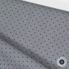 Tula Pink Baumwoll Designerstoff - True Color Graywork - Tiny Dots - Shadow