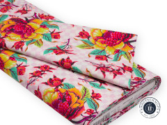 Tula Pink Baumwoll Designerstoff - Untamed - Peony For Your Thoughts Lunar (43cm-Rest)