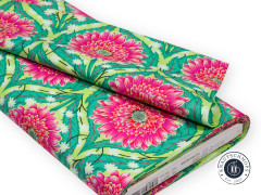Tula Pink Baumwoll Designerstoff - Untamed - Daisy And Confused Moonbeam (135cm-Rest) Tula Pink Baumwoll Designerstoff - Untamed - Daisy And Confused Moonbeam (135cm-Rest)