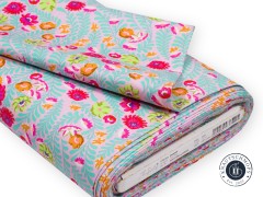 Tula Pink Baumwoll Designerstoff - Untamed - Flowerfield Lunar