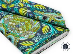 Tula Pink Baumwoll Designerstoff - Full Moon Forest II - Hootie Patootie Starlight