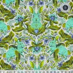 Tula Pink Baumwoll Designerstoff - Full Moon Forest II - Hoppy Go Lucky - Starlight