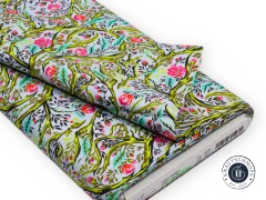 Tula Pink Baumwoll Designerstoff - Full Moon Forest II - Branch Manager - Starlight