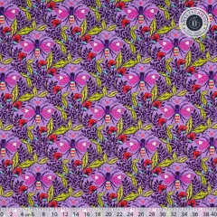 Tula Pink Baumwoll Designerstoff - Full Moon Forest II - Shake Your Honey Maker - Blossom
