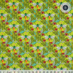 Tula Pink Baumwoll Designerstoff - Full Moon Forest II - Shake Your Honey Maker - Enchanted Tula Pink Baumwoll Designerstoff - Full Moon Forest II - Shake Your Honey Maker - Enchanted