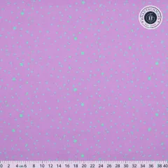 Tula Pink Baumwoll Designerstoff - True Colors - Space Sprinkles - Frozen Berry