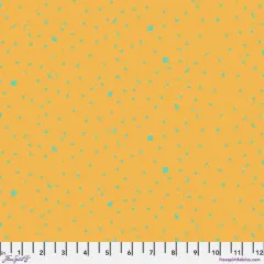 Tula Pink Baumwoll Designerstoff - True Colors - Space Sprinkles - Papaya