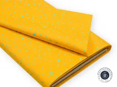 Tula Pink Baumwoll Designerstoff - True Colors - Space Sprinkles - Papaya