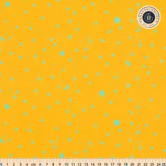 Tula Pink Baumwoll Designerstoff - True Colors - Space Sprinkles - Papaya Tula Pink Baumwoll Designerstoff - True Colors - Space Sprinkles - Papaya