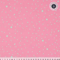 Tula Pink Baumwoll Designerstoff - True Colors - Space Sprinkles - Piglet Tula Pink Baumwoll Designerstoff - True Colors - Space Sprinkles - Piglet