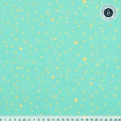 Tula Pink Baumwoll Designerstoff - True Colors - Space Sprinkles - Seaglass Tula Pink Baumwoll Designerstoff - True Colors - Space Sprinkles - Seaglass