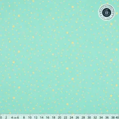 Tula Pink Baumwoll Designerstoff - True Colors - Space Sprinkles - Seaglass