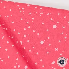 Tula Pink Baumwoll Designerstoff - True Colors - Space Sprinkles - Sunburn