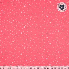 Tula Pink Baumwoll Designerstoff - True Colors - Space Sprinkles - Sunburn