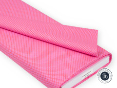 Tula Pink Baumwoll Designerstoff - True Colors - On the Grid - Bubblegum (85cm-Rest)