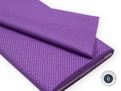 Tula Pink Baumwoll Designerstoff - True Colors - On the Grid - Mysterious