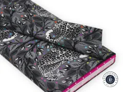 Tula Pink Baumwoll Designerstoff - Graywork - Birthmark - Shadow (48cm-Rest)