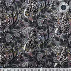 Tula Pink Baumwoll Designerstoff - Graywork - Birthmark - Shadow (48cm-Rest)