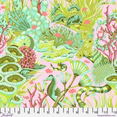 Tula Pink Baumwoll Designerstoff - Floral Reef - Reef What You Sew - Coralline Tula Pink Baumwoll Designerstoff - Floral Reef - Reef What You Sew - Coralline