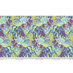 Tula Pink Baumwoll Designerstoff - Floral Reef - Reef What You Sew - Marine Tula Pink Baumwoll Designerstoff - Floral Reef - Reef What You Sew - Marine