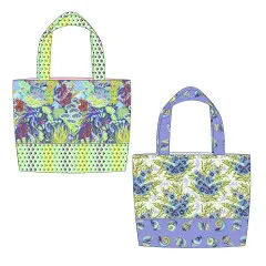 Tula Pink Baumwoll Designerstoff - Floral Reef - Reef What You Sew - Marine