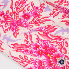 Tula Pink Baumwoll Designerstoff - Floral Reef - Shadow Sharks - Delphine