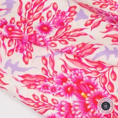Tula Pink Baumwoll Designerstoff - Floral Reef - Shadow Sharks - Delphine