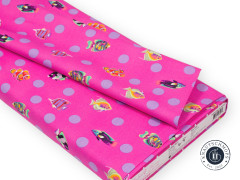 Tula Pink Baumwoll Designerstoff - Floral Reef - School Crossing - Delphine