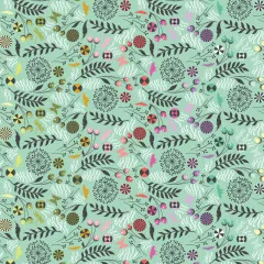 Tula Pink Baumwoll Designerstoff - Prince Charming - Dandelion - Sweetmint