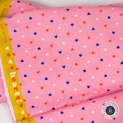 Ruby Star Society - Best Day Ever - Hearts Novelty Hearts Ditsy Blender - Posy Pink