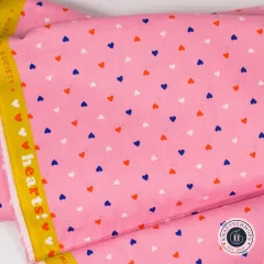 Ruby Star Society - Best Day Ever - Hearts Novelty Hearts Ditsy Blender - Posy Pink