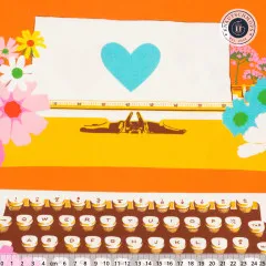 Ruby Star Society - Best Day Ever Panel Multi - Typewriter Novelty Kitsch Retro